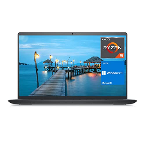 Dell Inspiron 3515 Laptop, 15.6" HD Screen, AMD Ryzen 5 3450U Processor, 32GB RAM, 1TB PCIe SSD, Webcam, SD Card Reader, HDMI, Wi-Fi, Windows 11 Home, Carbon Black