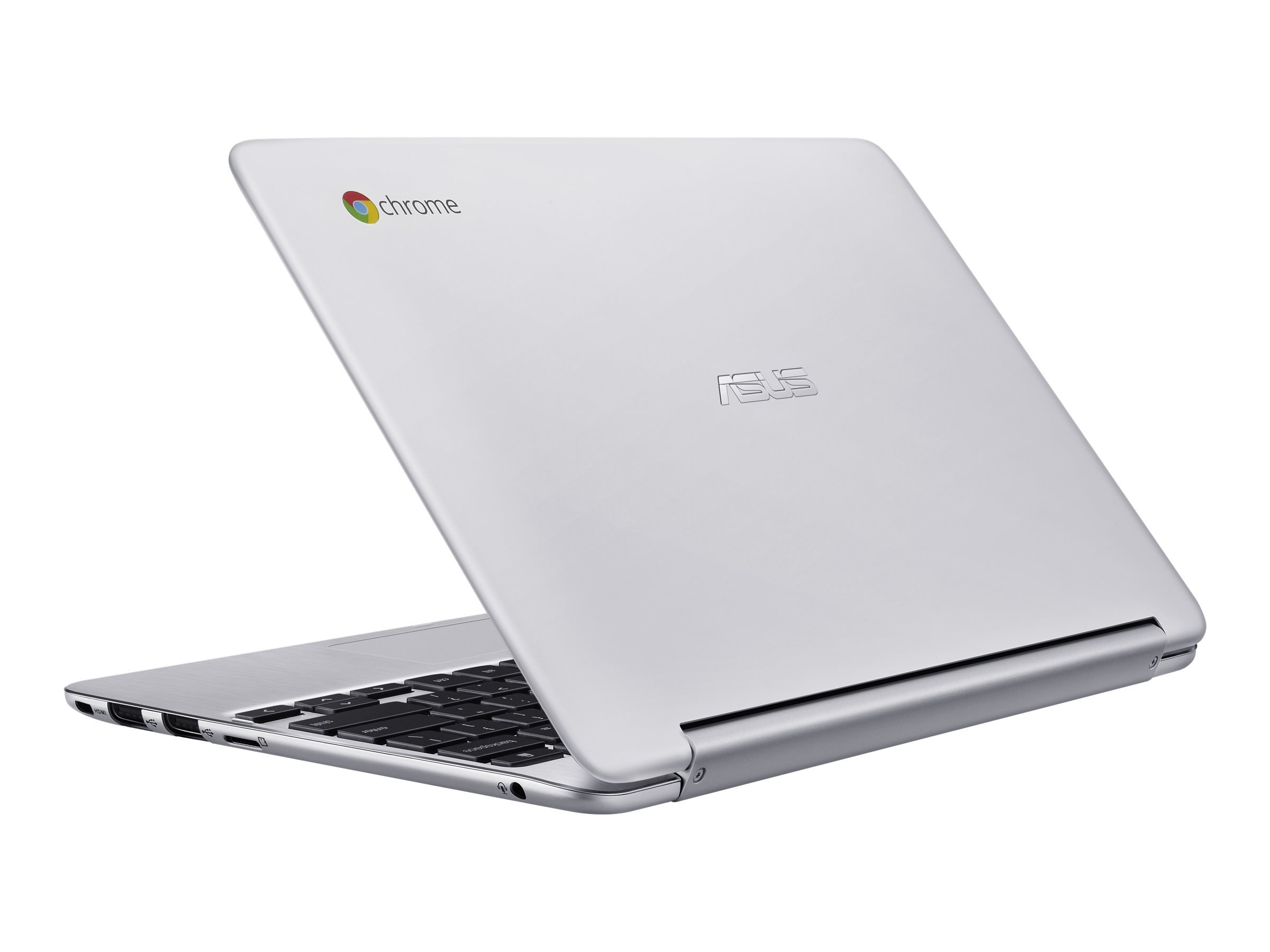 ASUS C100PA-DB02 10.1-inch Touch Chromebook Flip (1.8GHz, 4GB Memory, 16GB eMMC, Google OS), All Metal Body