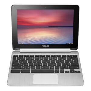 ASUS C100PA-DB02 10.1-inch Touch Chromebook Flip (1.8GHz, 4GB Memory, 16GB eMMC, Google OS), All Metal Body