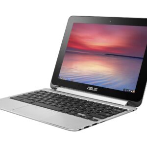 ASUS C100PA-DB02 10.1-inch Touch Chromebook Flip (1.8GHz, 4GB Memory, 16GB eMMC, Google OS), All Metal Body