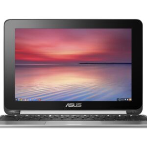 ASUS C100PA-DB02 10.1-inch Touch Chromebook Flip (1.8GHz, 4GB Memory, 16GB eMMC, Google OS), All Metal Body