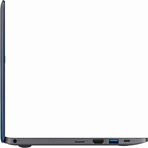 Asus Vivobook E203MA Thin and Lightweight 11.6” HD Laptop, Intel Celeron N4000 Processor, 4GB RAM, 64GB eMMC Storage, 802.11AC Wi-Fi, HDMI, USB-C, Win 10