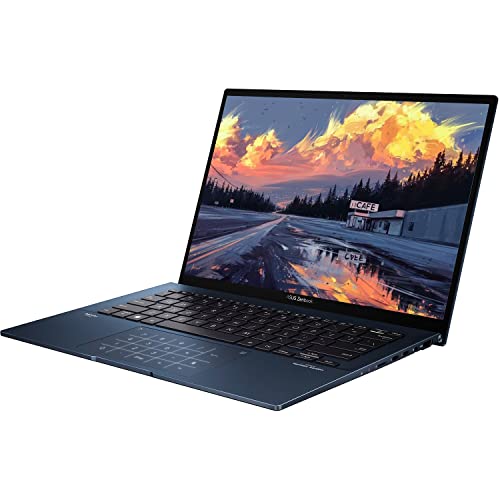ASUS Newest Zenbook 14" 2.8K (2880 x 1800) 90Hz OLED Laptop, 12th Gen Core i5-1240P Processor (Beats i7-1185G7), Backlit Keyboard, Fingerprint Reader, Harman Kardon, Win 11 (8GB RAM | 1TB PCIe SSD)