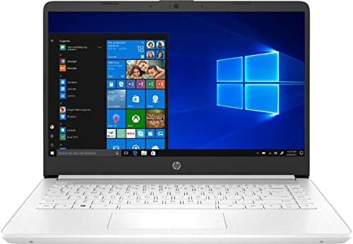 2022 HP Stream 14inch Laptop, Intel Celeron N4020 Dual-Core Processor, 4GB DDR4 Memory,128GB Storage(64GB eMMC+Card),WiFi,Webcam,Bluetooth,1-Year Microsoft 365 Win10 S, Snow White | NoCo Bundle