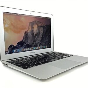 Apple MD711LL/A MacBook Air 11.6-Inch Laptop (1.3GHz Intel Core i5 Dual-Core, 4GB RAM, 128GB SSD, Wi-Fi, Bluetooth 4.0) (Renewed)