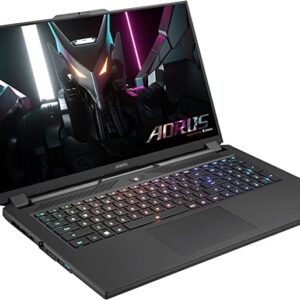 CUK AORUS 17H by Gigabyte 17 Inch Gamer Notebook (NVIDIA GeForce RTX 4080, 14-Core Intel Core i7-13700H, 32GB DDR5 RAM, 2TB Gen4 NVMe SSD, 17.3" FHD 360Hz, Windows 11 Home) Gaming Laptop Computer