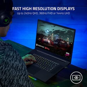 Razer Blade 17 Gaming Laptop: NVIDIA GeForce RTX 3070 Ti - 12th Gen Intel 14-Core i7 CPU - 17.3" QHD 240Hz - 16GB DDR5 RAM, 1TB PCIe SSD - Windows 11 - Chroma RGB - Thunderbolt 4 - SD Card Reader
