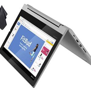 2021 Newest Lenovo Flex 3 2-in-1 Convertible Chromebook, 11.6" HD Touchscreen, MediaTek MT8173C CPU, 4GB RAM, 32GB eMMC, PowerVR Graphics, Dolby Audio, HD Webcam, Chrome OS, Grey + Oydisen Cloth