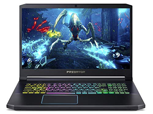 Acer Predator Helios 300 Gaming Laptop PC, 17.3" Full HD 144Hz 3ms IPS Display, Intel i7-9750H, GeForce RTX 2070 Max-Q, 32GB DDR4, 512GB NVMe SSD, RGB Backlit KB, Windows 10 Pro, PH317-53-77X3