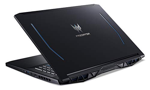 Acer Predator Helios 300 Gaming Laptop PC, 17.3" Full HD 144Hz 3ms IPS Display, Intel i7-9750H, GeForce RTX 2070 Max-Q, 32GB DDR4, 512GB NVMe SSD, RGB Backlit KB, Windows 10 Pro, PH317-53-77X3