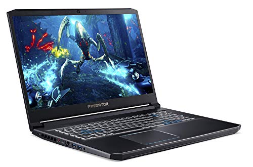 Acer Predator Helios 300 Gaming Laptop PC, 17.3" Full HD 144Hz 3ms IPS Display, Intel i7-9750H, GeForce RTX 2070 Max-Q, 32GB DDR4, 512GB NVMe SSD, RGB Backlit KB, Windows 10 Pro, PH317-53-77X3