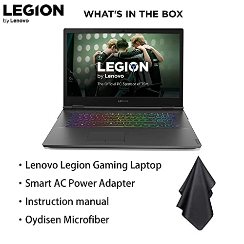 Lenovo Legion Ultimate Gaming Laptop, 17.3" FHD IPS 144Hz Display, GeForce RTX 2080 Max-Q, 6-Core Intel i7-9750H, 32GB DDR4 RAM, 1TB PCIe SSD, 2TB HDD, RGB Backlit Keyboard, Killer Wi-Fi, Windows 10