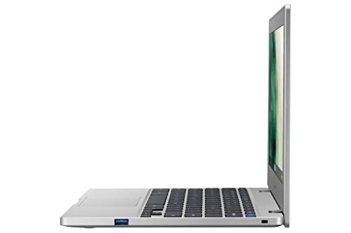 SAMSUNG Galaxy Chromebook 4 11.6” 64GB Laptop Computer w/ 4GB RAM, Gigabit WiFi, HD Intel Celeron Processor, Compact Design, Military Grade Durability, US Version, Silver