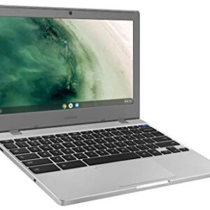 SAMSUNG Galaxy Chromebook 4 11.6” 64GB Laptop Computer w/ 4GB RAM, Gigabit WiFi, HD Intel Celeron Processor, Compact Design, Military Grade Durability, US Version, Silver