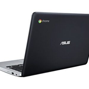 ASUS C200MA Chromebook 11.6 Inch, Intel Dual Core, 4GB RAM, 16G EMMC + TPM (Black)