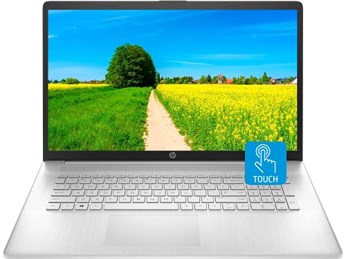 HP 2022 Newest 17z Laptop, 17.3'' HD+ Touchscreen, 32GB DDR4 RAM, 1TB SSD + 2TB HDD AMD Ryzen 3 5300U Processor, HDMI, USB Type-C, Wi-Fi 5, Bluetooth, Windows 10 Home, Silver