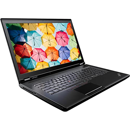 Lenovo Thinkpad P70 17.3 Workstation, Quad Core i7 6820HQ 2.7Ghz, 64GB DDR4, 256GB SSD Hard Drive, Full HD 1080p, Quadro M3000M 4GB GDDR5, Thunderbolt 3, HDMI, Webcam, Windows 10 Pro (Renewed)