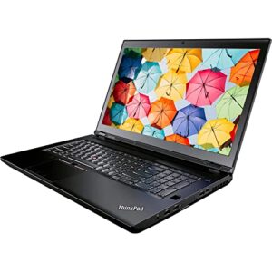 Lenovo Thinkpad P70 17.3 Workstation, Quad Core i7 6820HQ 2.7Ghz, 64GB DDR4, 256GB SSD Hard Drive, Full HD 1080p, Quadro M3000M 4GB GDDR5, Thunderbolt 3, HDMI, Webcam, Windows 10 Pro (Renewed)