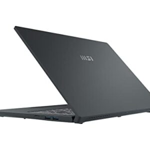 2022 MSI Prestige 15 A12UD-005 (i7-1260P, 16GB RAM, 2X 512GB NVMe SSD, RTX 3050Ti 4GB, 15.6" FHD, Windows 11 Pro) Professional Laptop - Carbon Gray