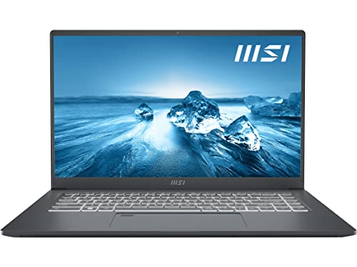 2022 MSI Prestige 15 A12UD-005 (i7-1260P, 16GB RAM, 2X 512GB NVMe SSD, RTX 3050Ti 4GB, 15.6" FHD, Windows 11 Pro) Professional Laptop - Carbon Gray