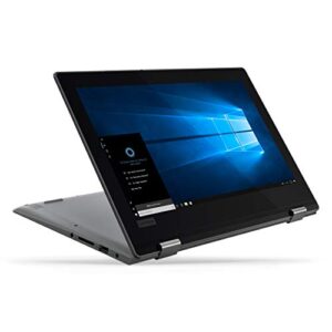 lenovo flex 11 11.6” 2 in 1 laptop, windows 10, intel celeron n4000 dual-core processor, 4gb ram, 64gb emmc ssd 81a70005us