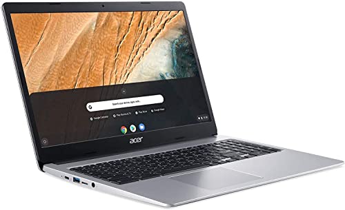 Acer 2022 Flagship Chromebook 15.6" FHD 1080p IPS Touchscreen Light Laptop, Intel Celeron N4020 (Up to 2.8GHz), 4GB RAM, 64GB eMMC,HD Webcam,Gigabit WiFi, 12+ Hours Battery,Chrome OS,w/HubxcelCables