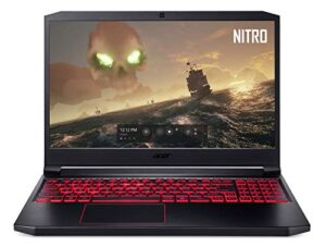 acer nitro 7 gaming laptop, 15.6″ full hd ips display, 9th gen intel i7-9750h, geforce gtx 1050 3gb, 8gb ddr4, 256gb pcie nvme ssd, backlit keyboard, an715-51-70tg
