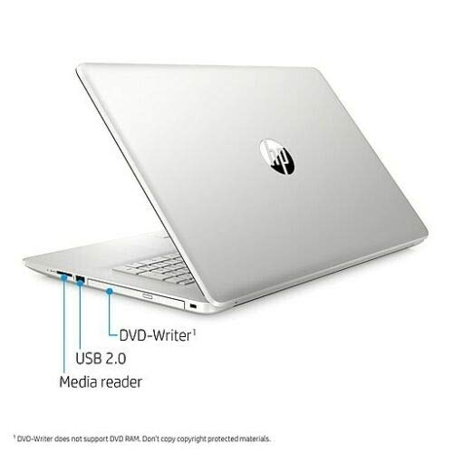 HP 17-by3065st 17.3" Notebook 10th GEN i5 8GB RAM 128GB SSD + 1TB HDD DVDRW Windows 10 17.3" HD+ 1600X900