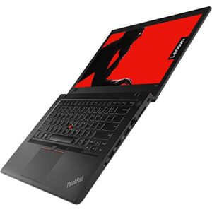 Lenovo 20L6S06G00 ThinkPad T480 Intel Core i7-8650U 14in FHD (1920x1080) IPS 16 GB RAM, 256GB SSD M.2 PCIe NVMe Opal2 Fingerprint Reader Win10 Pro (Renewed)