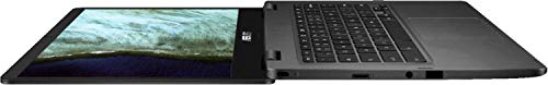 2021 Newest ASUS Chromebook Laptop, 14" HD Non-Touch Display, Intel Celeron N3350 Processor, 4GB Memory, 32GB eMMC SSD, Wi-Fi, Bluetooth, Webcam, Chrome OS, KKE 64GB MicroSD Card, Grey