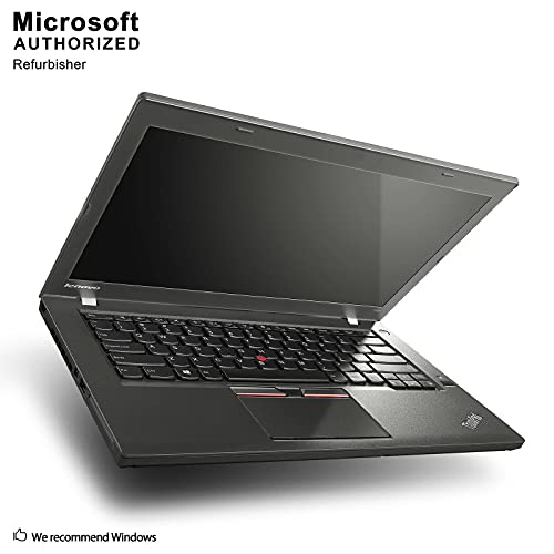 Lenovo ThinkPad T450 14in HD Business Laptop Computer, Intel Dual-Core i5-5300U Up to 2.9GHz, 8GB RAM, 128GB SSD, HDMI, 802.11ac WiFi, Bluetooth, Windows 10 Professional (Renewed)