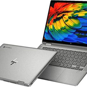 2020 NewestHP x360 2-in-1 14-inch FHD Touchscreen Chromebook  10thGEn. Intel Core i3-10110U, 8GB RAM, 64GB eMMC, B&O Audio, WiFi 6, Backlit Keyboard, Fingerprint Reader - Mineral Silver (Renewed)
