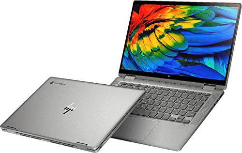 2020 NewestHP x360 2-in-1 14-inch FHD Touchscreen Chromebook  10thGEn. Intel Core i3-10110U, 8GB RAM, 64GB eMMC, B&O Audio, WiFi 6, Backlit Keyboard, Fingerprint Reader - Mineral Silver (Renewed)