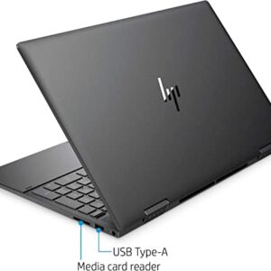 HP Envy x360 2-in-1 Touch Laptop, 15.6inch FHD IPS 400nits 100% sRGB Display, 8-Cores Ryzen 7 5700U(> i5-1135G7), 14 hr Battery Life, Webcam,Wi-Fi 6, Fingerprint (32GB RAM | 1TB PCIe SSD) Black