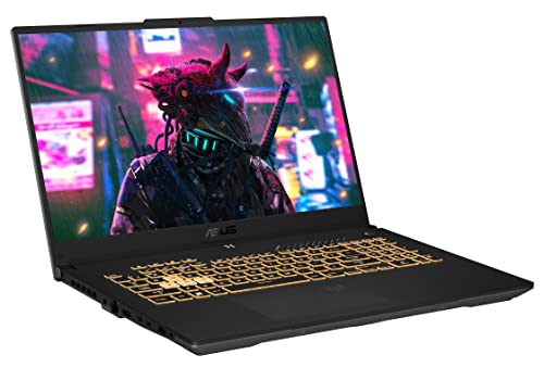 ASUS 2023 TUF F17 17.3" 144Hz FHD Gaming Laptop, Intel Core i7-12700H(> R9 6900HX), NVIDIA GeForce RTX 3050 Ti, 32GB DDR5 RAM, 1TB PCIe SSD, WiFi 6, RGB Keyboard, RJ 45, HDMI, Win 11, GM Accessories