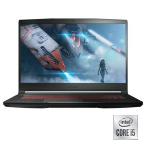 Newest MSI GF63 Thin Gaming Laptop, 15.6" FHD 144Hz, Intel i5-11400H, RTX 3050, 16GB RAM, 512GB NVMe SSD, Windows 11, Aluminum Black