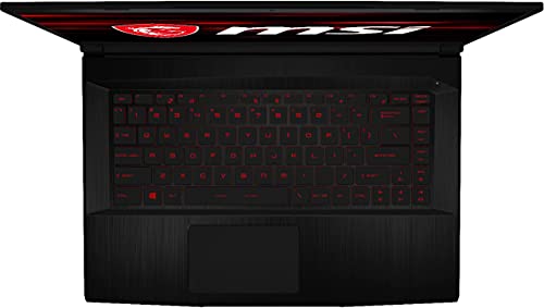 Newest MSI GF63 Thin Gaming Laptop, 15.6" FHD 144Hz, Intel i5-11400H, RTX 3050, 16GB RAM, 512GB NVMe SSD, Windows 11, Aluminum Black