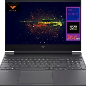 2022 HP Victus 15.6" Gaming Laptop | 144Hz FHD IPS Display | Intel Octa-Core i5-12450H | 32GB RAM | 2TB PCIe-4x4 NVMe SSD | NVIDIA GeForce GTX 1650 | Backlit KB | WiFi 6 I Windows 11 | TiTac Card