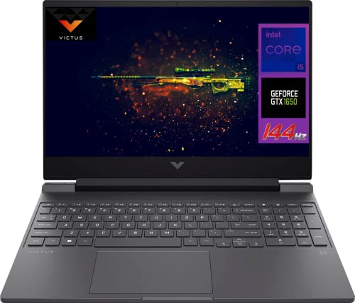 2022 HP Victus 15.6" Gaming Laptop | 144Hz FHD IPS Display | Intel Octa-Core i5-12450H | 32GB RAM | 2TB PCIe-4x4 NVMe SSD | NVIDIA GeForce GTX 1650 | Backlit KB | WiFi 6 I Windows 11 | TiTac Card