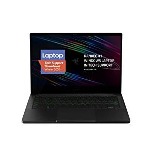 Razer Blade Stealth 13 Ultrabook Gaming Laptop: Intel Quad Core i7-1065G7, NVIDIA GeForce GTX 1650 Ti Max-Q, 13.3" 4K Touch, 16GB RAM, 512GB SSD, CNC Aluminum, Chroma RGB, Thunderbolt 3, Creator Ready