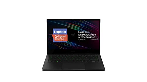 Razer Blade Stealth 13 Ultrabook Gaming Laptop: Intel Quad Core i7-1065G7, NVIDIA GeForce GTX 1650 Ti Max-Q, 13.3" 4K Touch, 16GB RAM, 512GB SSD, CNC Aluminum, Chroma RGB, Thunderbolt 3, Creator Ready