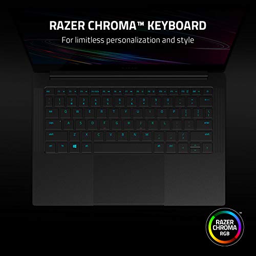 Razer Blade Stealth 13 Ultrabook Gaming Laptop: Intel Quad Core i7-1065G7, NVIDIA GeForce GTX 1650 Ti Max-Q, 13.3" 4K Touch, 16GB RAM, 512GB SSD, CNC Aluminum, Chroma RGB, Thunderbolt 3, Creator Ready