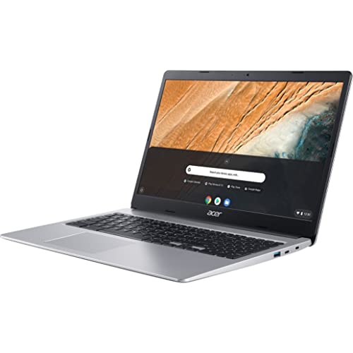 Acer Chromebook 315 CB315-3HT CB315-3HT-C7BF 15.6" Touchscreen Chromebook - Full HD - 1920 x 1080 - Intel Celeron N4120 Quad-core (4 Core) 1.10 GHz - 4 GB RAM - 64 GB Flash Memory - Pure Silver