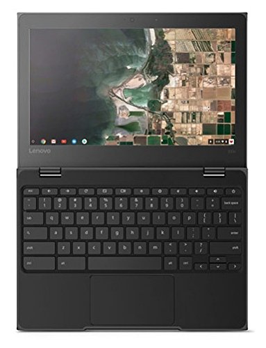 Lenovo 100e 81ER000BUS 11.6" HD Chromebook, Intel Dual-Core Celeron N3350 1.1 GHz up to 2.4 GHz, 4GB RAM, 16GB SSD, Bluetooth, USB Type C, 802.11ac, Webcam, Chrome OS