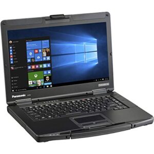 panasonic toughbook 54, cf-54 mk2, intel core i5-6300u 2.40ghz, 14in hd, non-touchscreen, 256gb ssd, 16gb, wi-fi, bluetooth, 4g lte, dual pass, backlit keyboard, webcam, windows 10 pro (renewed)