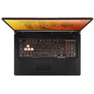 ASUS TUF Gaming F17 Gaming Laptop, 17.3” FHD IPS-Type Display, Intel Core i5-10300H, GeForce GTX 1650 Ti, 8GB DDR4, 512GB PCIe SSD, RGB Keyboard, Windows 10, Bonfire Black, FX706LI-RS53