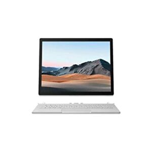 Microsoft Surface Book 3 Intel Core i7 10th Gen 1065G7 (1.30GHz) 16GB Memory 256 GB SSD NVIDIA GeForce GTX 1650 Max-Q 13.5" Touchscreen Detachable 2-in-1 Laptop Windows 10 Pro 64-bit (Renewed)