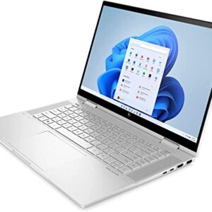 HP Envy x360 2-in-1 Laptop 15-EW0013DX 15.6" FHD Touchscreen, Intel Core i5-1235U, 8GB DDR4 RAM, 256GB SSD Storage, Windows 11 Home, Natural Silver (Renewed)