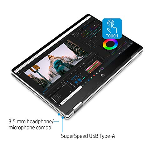 HP Pavilion x360 14 Convertible 2-in-1 Laptop, 14” Full HD Touchscreen Display, Intel Core i5, 8 GB DDR4 RAM, 512 GB SSD Storage, Windows 10 Home, Backlit Keyboard (14-dh2011nr, 2020 Model)