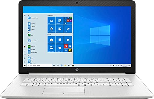 HP 17 Premium Laptop I 17.3" FHD IPS Display I 11th Gen Intel 4-Core i5-1135G7 (> i7-10510U) I 8GB DDR4 256GB SSD 1TB HDD I Intel Iris Xe Graphics Webcam Win10 Silver + 32GB Micro SD Card